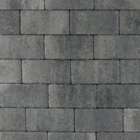 Nature top betonklinker 21x10,5x8cm nero grey