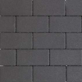 Design brick 21x10,5x8cm black