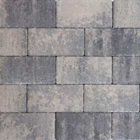 Design brick 21x10,5x6cm nero grey