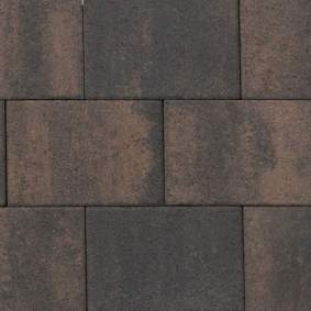 Nature top 20x30x6cm rusty black
