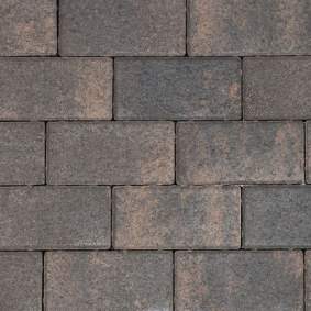Nature top betonklinker 21x10,5x6cm rusty black