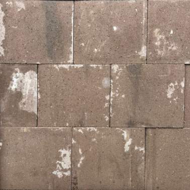 PARTIJ Straksteen 30x40x6cm roodbruin