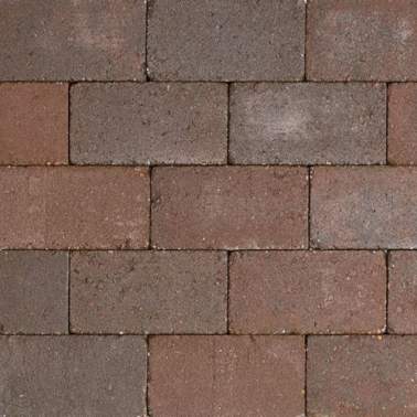 Trommel betonstraatsteen 21x10,5x6cm groninger bruin antiek gebakken