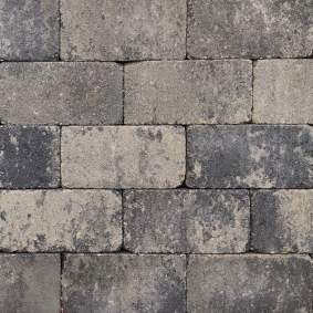 Trommel betonstraatsteen 21x10,5x6cm oud Dokkum antiek gebakken