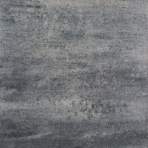 Tuintegel 60x60x4cm grijs zwart