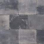 Trommelsteen 20x30x5cm grijs zwart