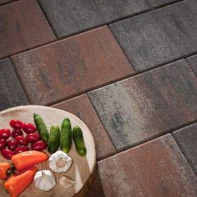 Patio Square 30x20x6cm Tricolore