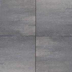 H2O Design glad Square 60x60x5cm Nero Grey Emotion