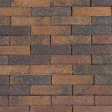 Terrastegels waalformaat 20x5x6cm paars gv